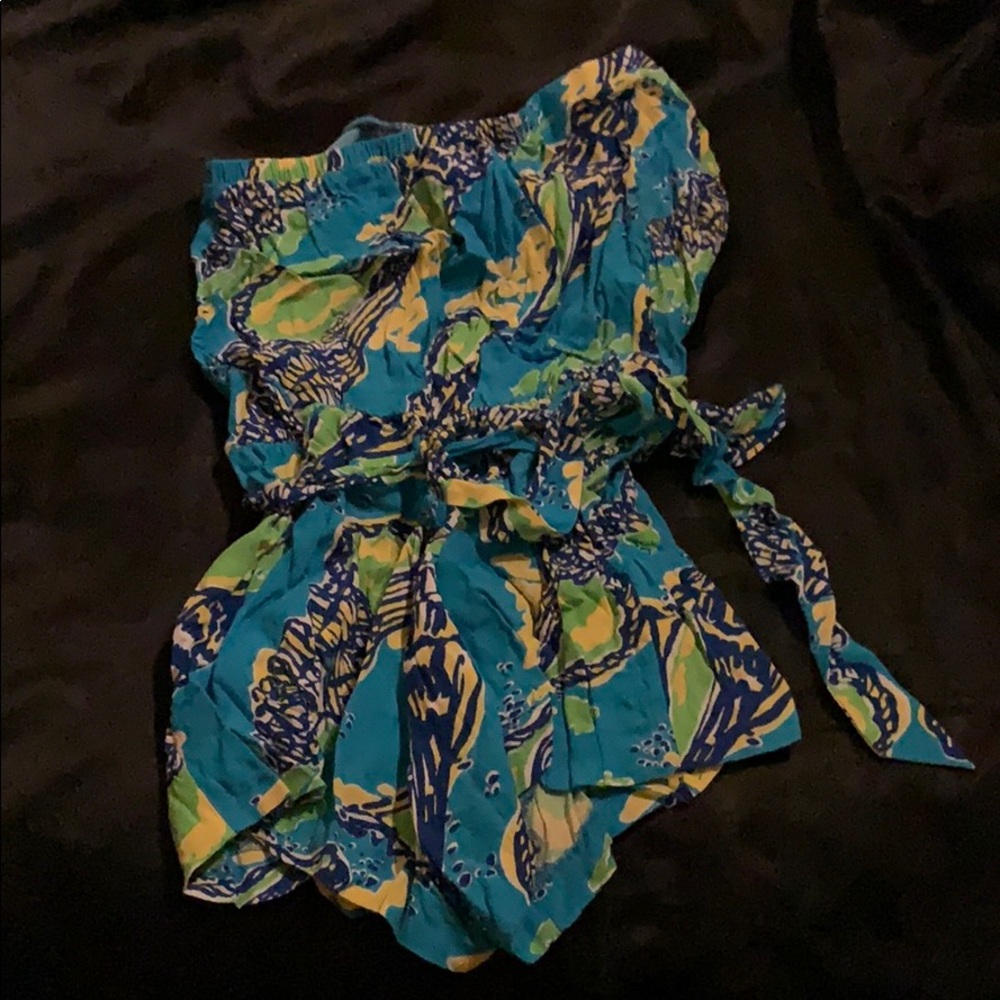 SOLD Illy Pulitzer strapless romper